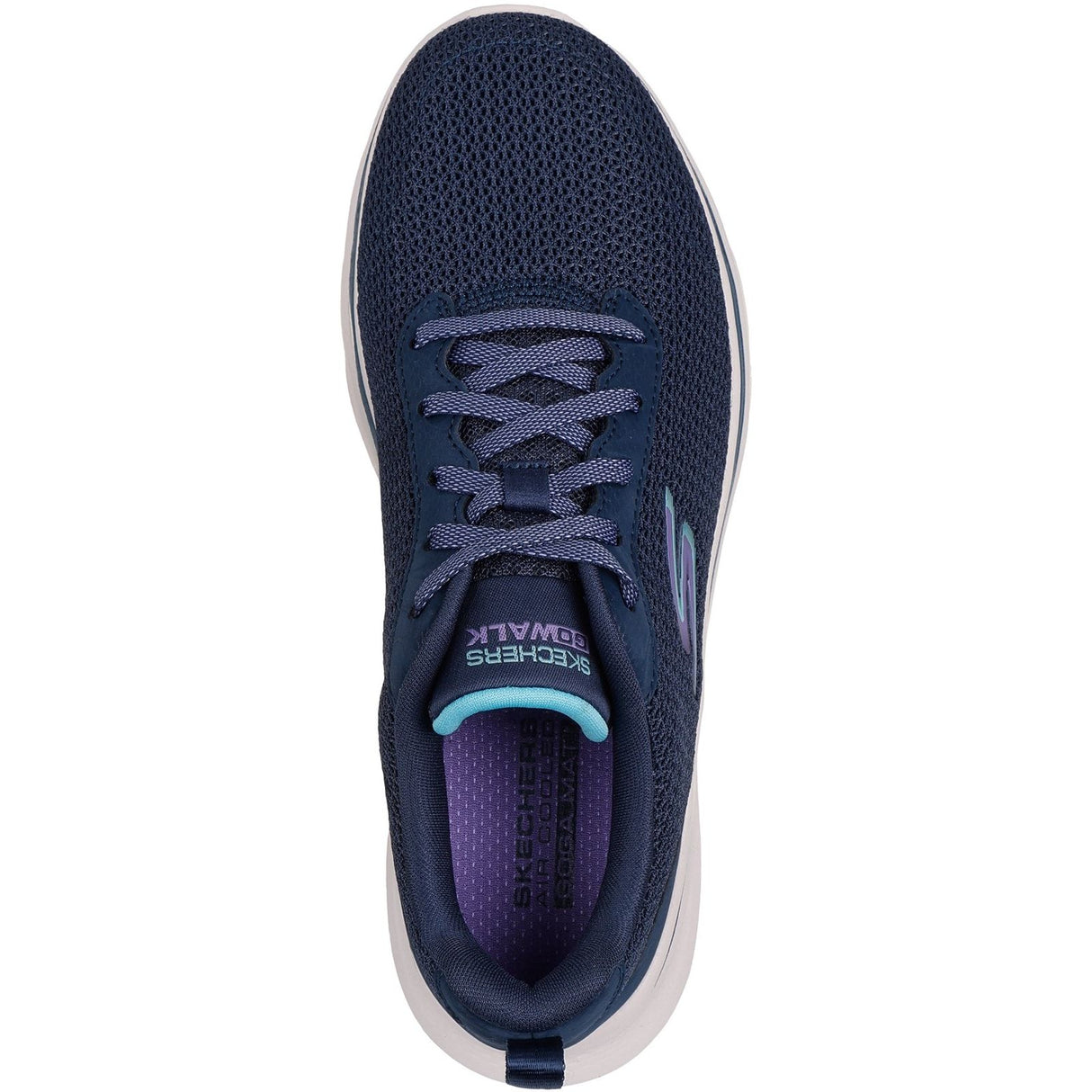 Skechers Womens Go Walk 7 Kaylor Trainer Navy/Purple