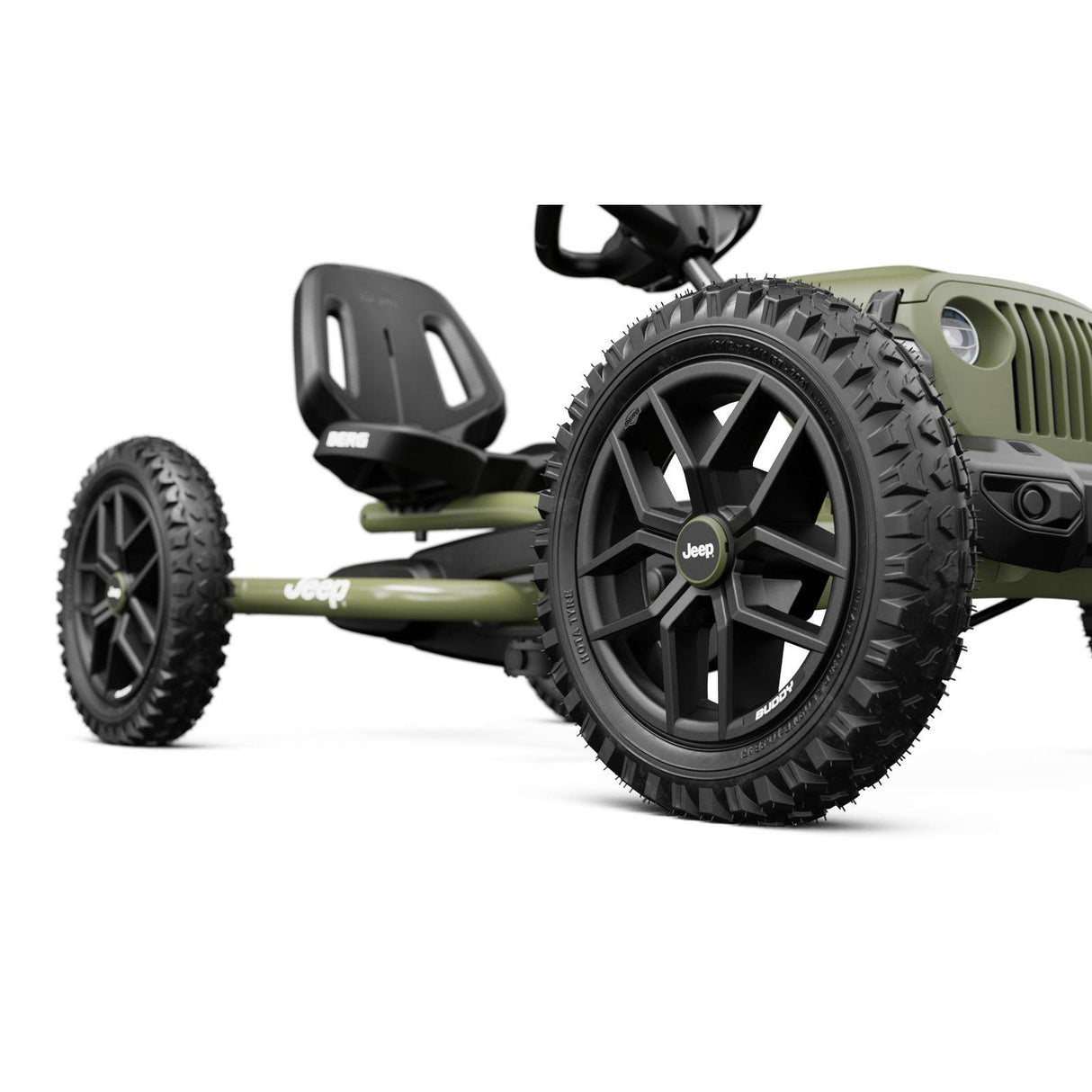 BERG Jeep® Buddy Wrangler Green Go-Kart