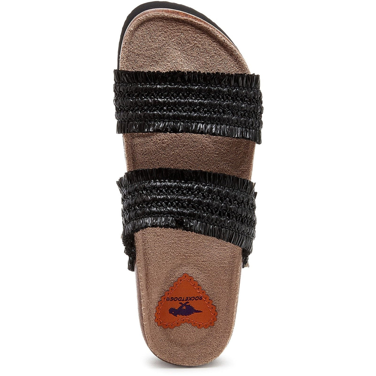 Rocket Dog Womens Aruba Raffia Sandal Black