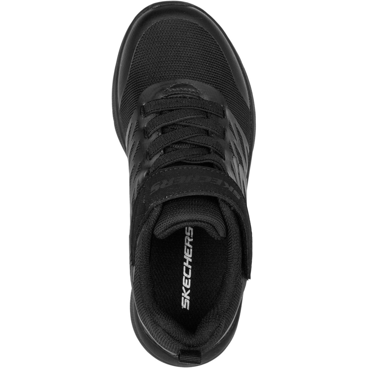Skechers Junior Boys Microspec Texlor Trainers Black