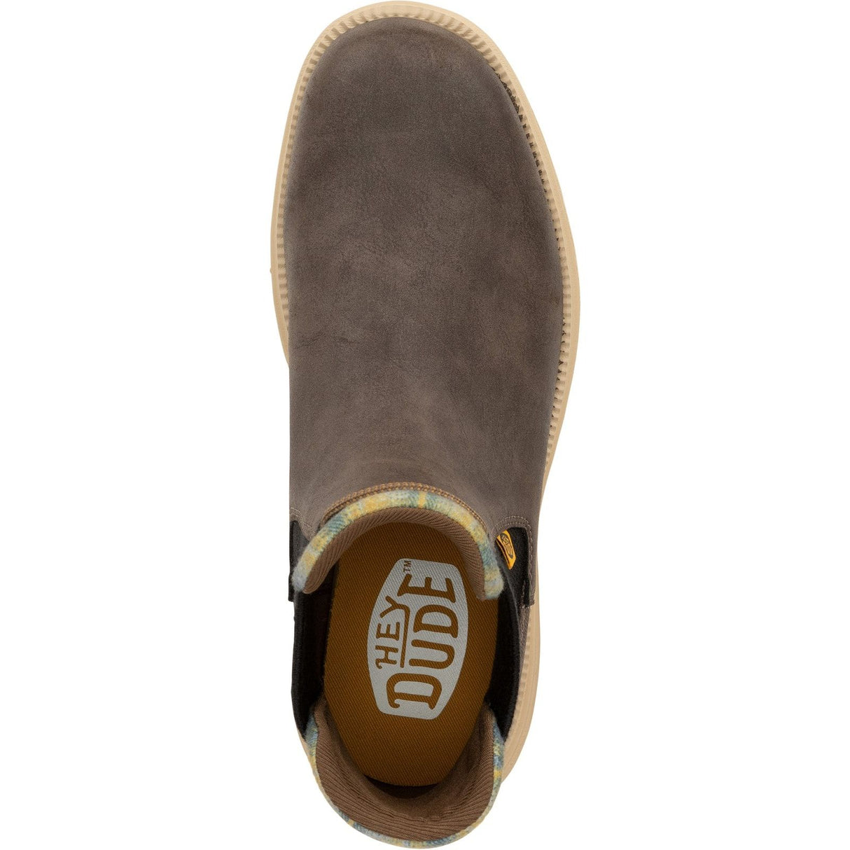 HEYDUDE Mens Branson Classic Boots Desert Brown