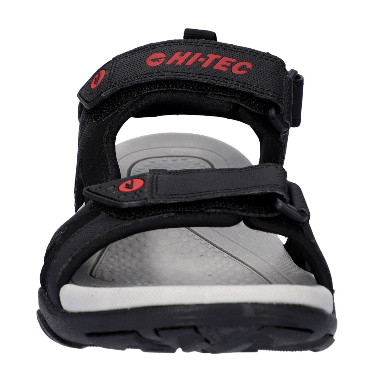 Hi-Tec Mens Crater Sandal Black/Grey/Red