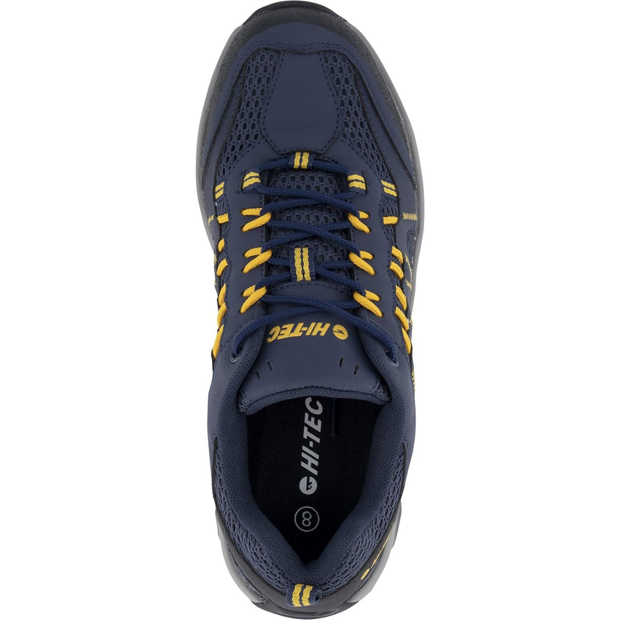 Hi-Tec Mens Jaguar Shoes Navy/Yellow