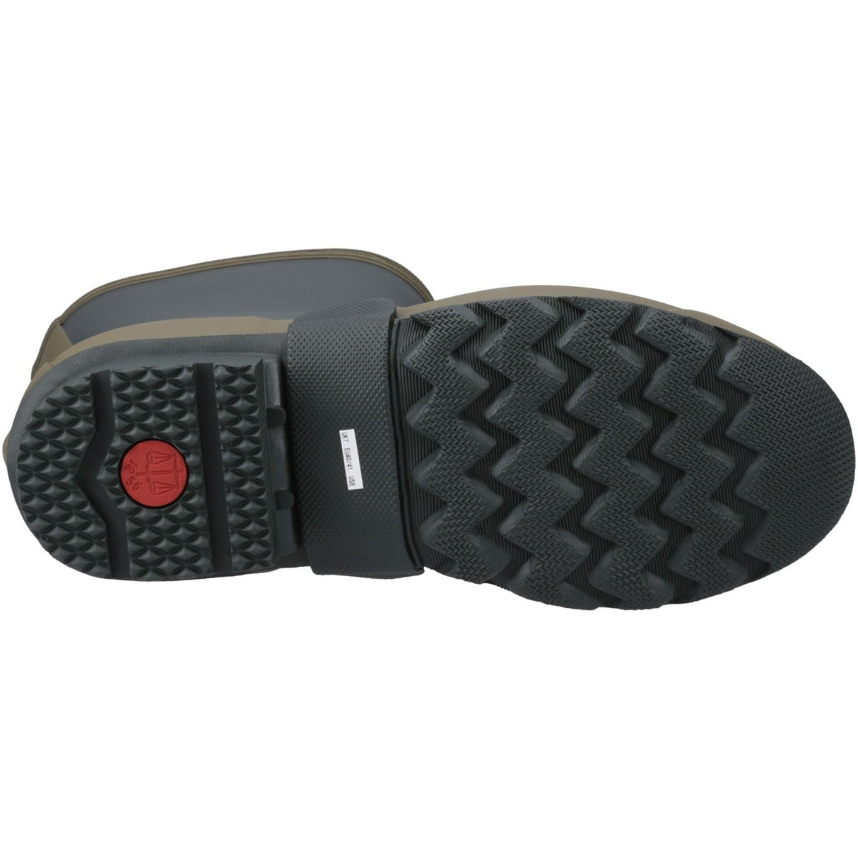 Hunter Mens Gardener Short Wellington Boot Dark Olive/Clay