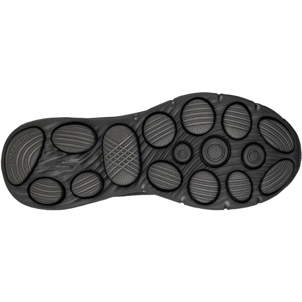 Skechers Mens Go Walk 8 Pelayo Trainers Black