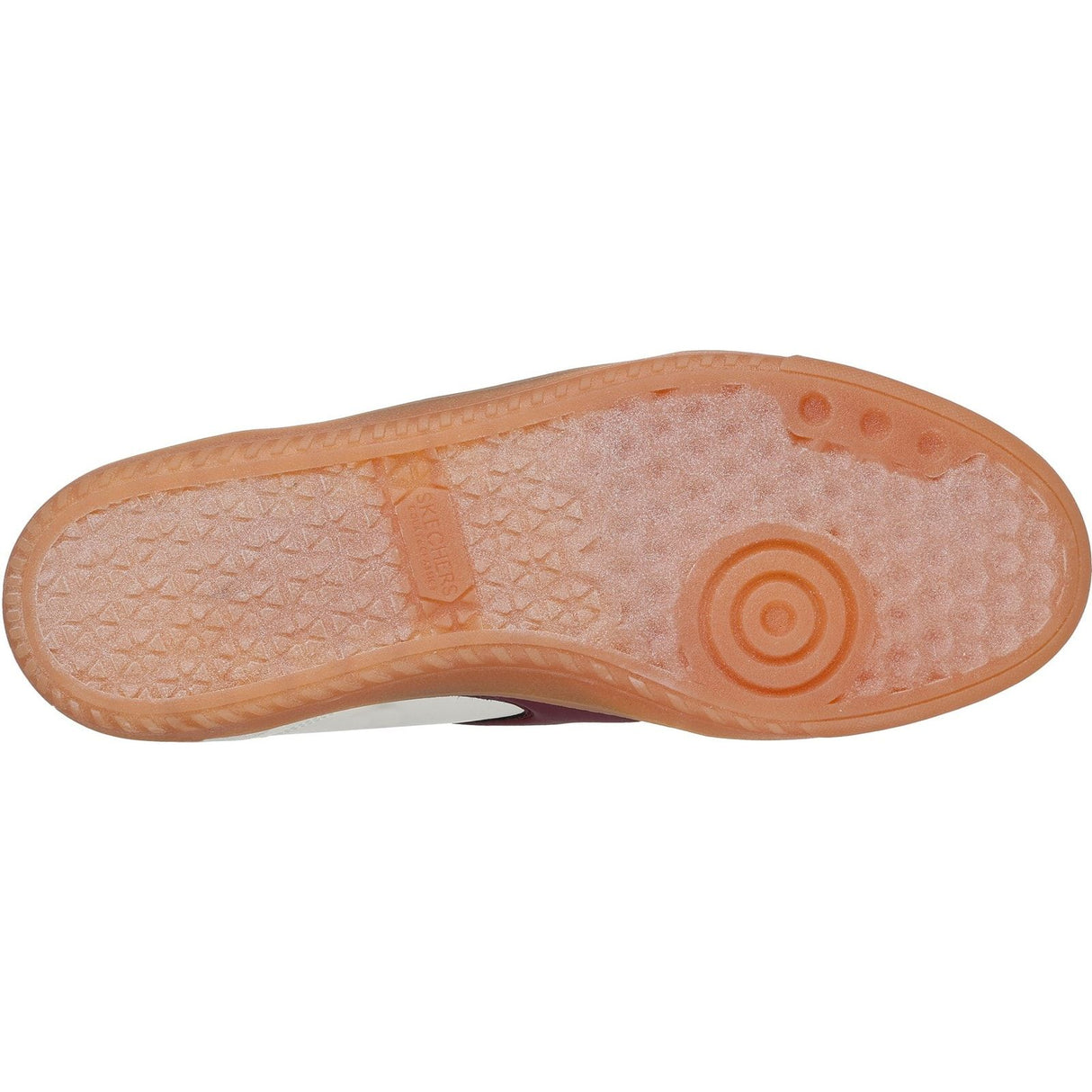 Skechers Mens Hotshot Pyke Trainer Natural/Burgundy