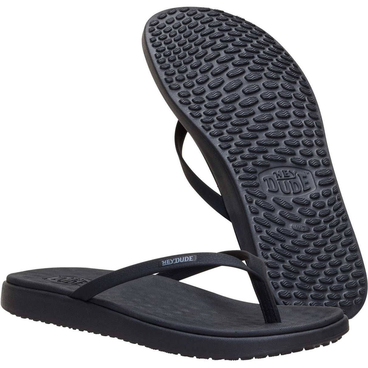 HEYDUDE Womens Maui Breeze Flip Black/Black