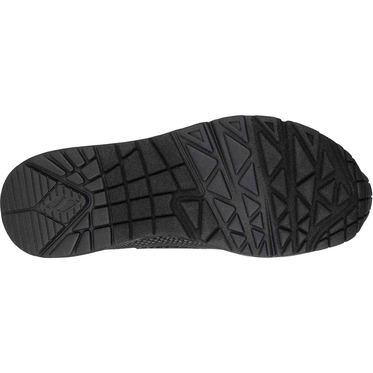 Skechers Womens UNO - Shiny Scale Trainers Black