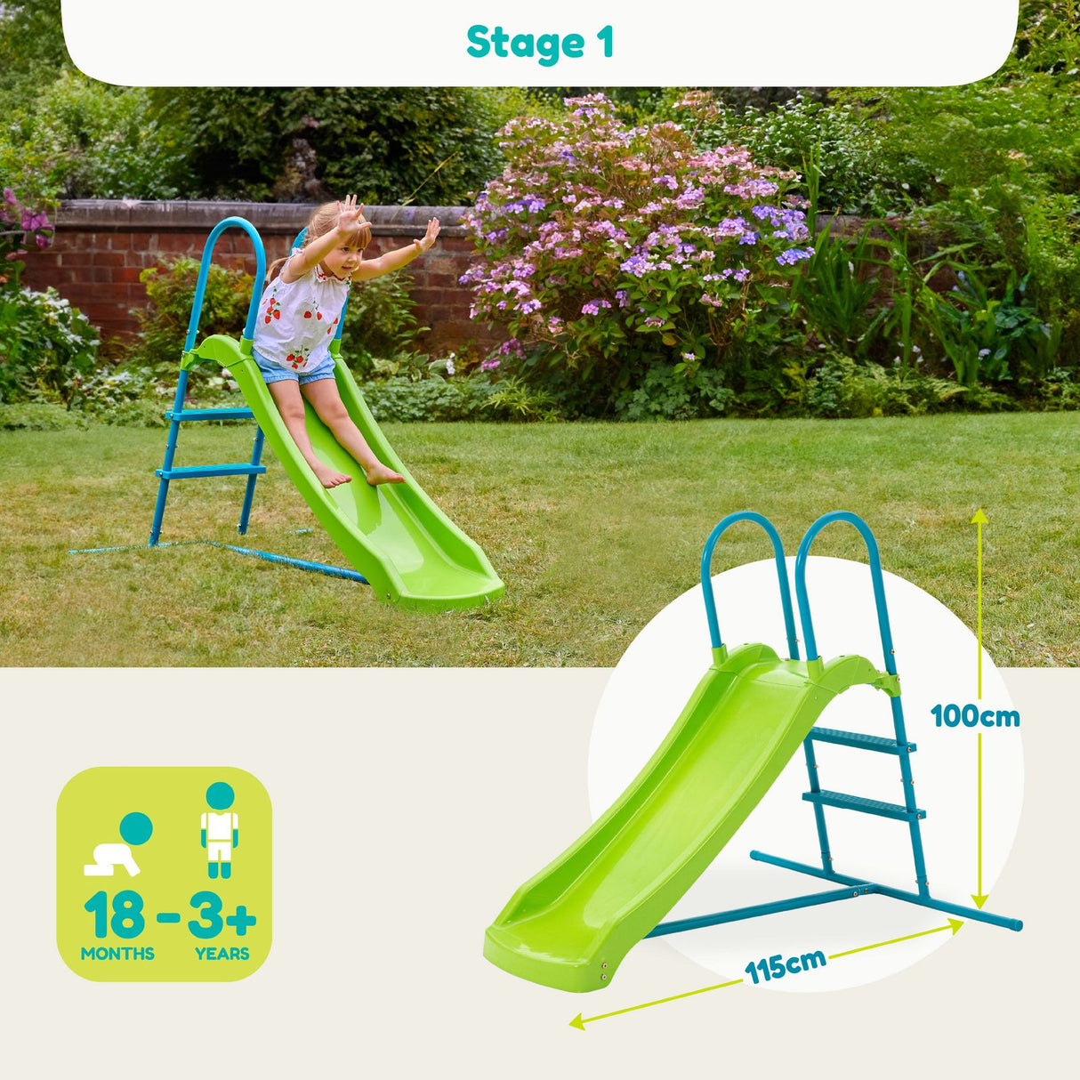 TP Toys Small To Tall Growable Slide Set