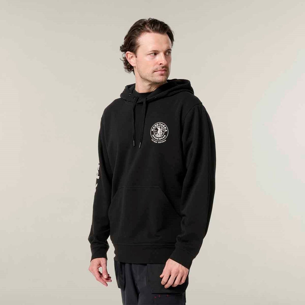 Hard Yakka Mens Heritage Hoodie Black