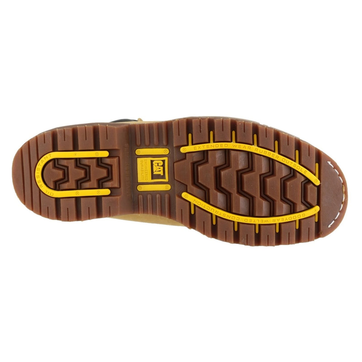 Caterpillar Mens Holton Safety Boot Honey