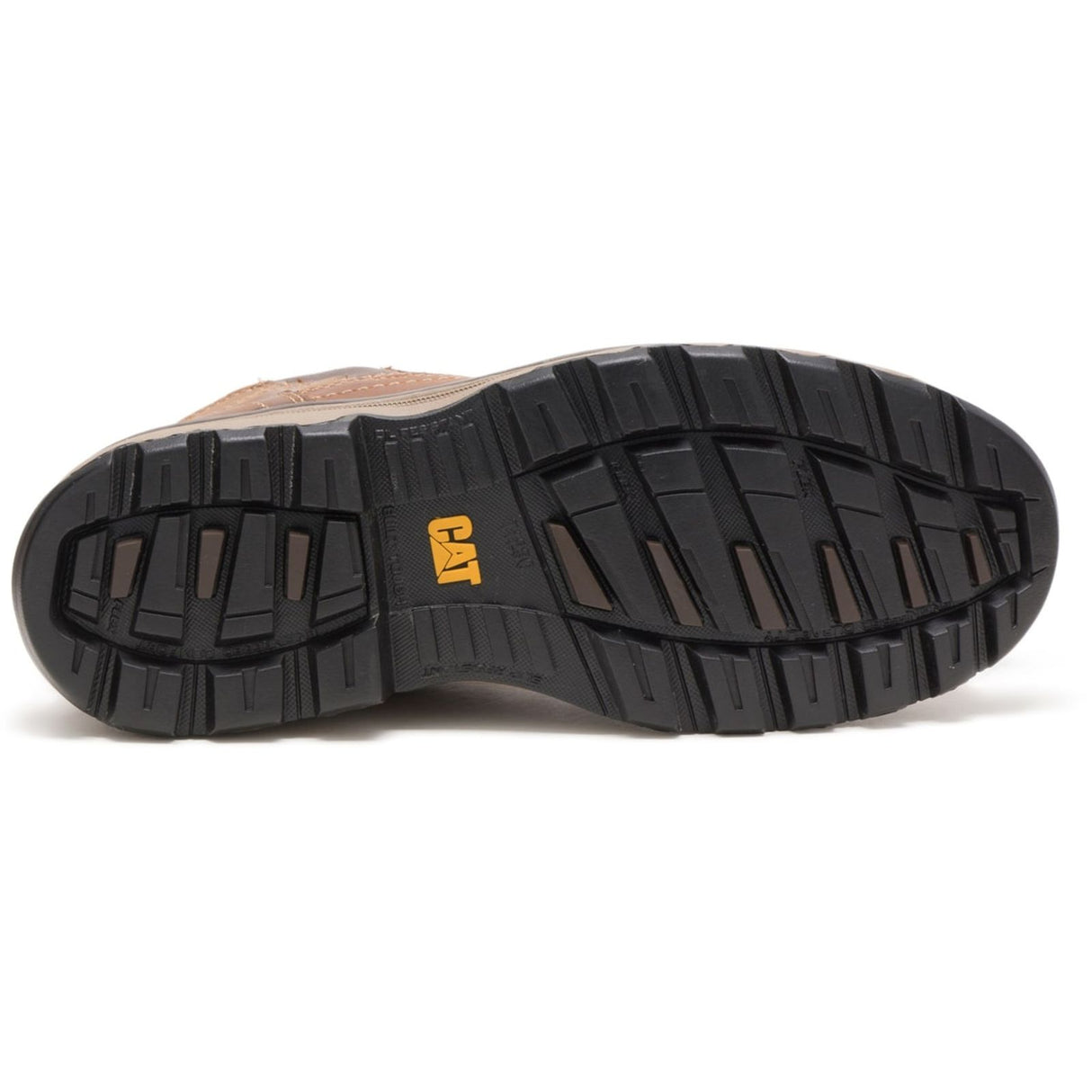 Caterpillar Mens Pelton Safety Boot Dark Beige
