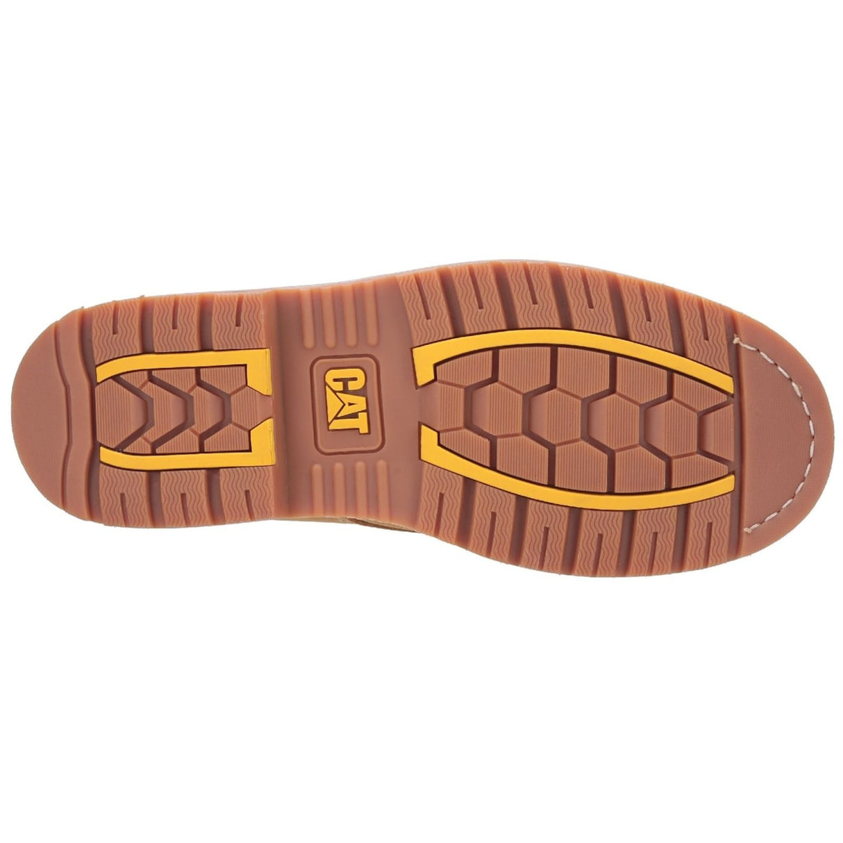 Caterpillar Mens Powerplant GYW Safety Boot Honey