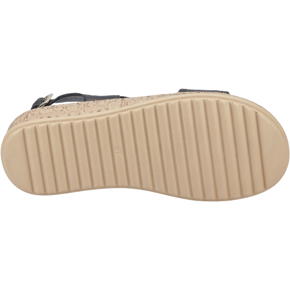 Hush Puppies Womens Ebony Woven Sandal Black