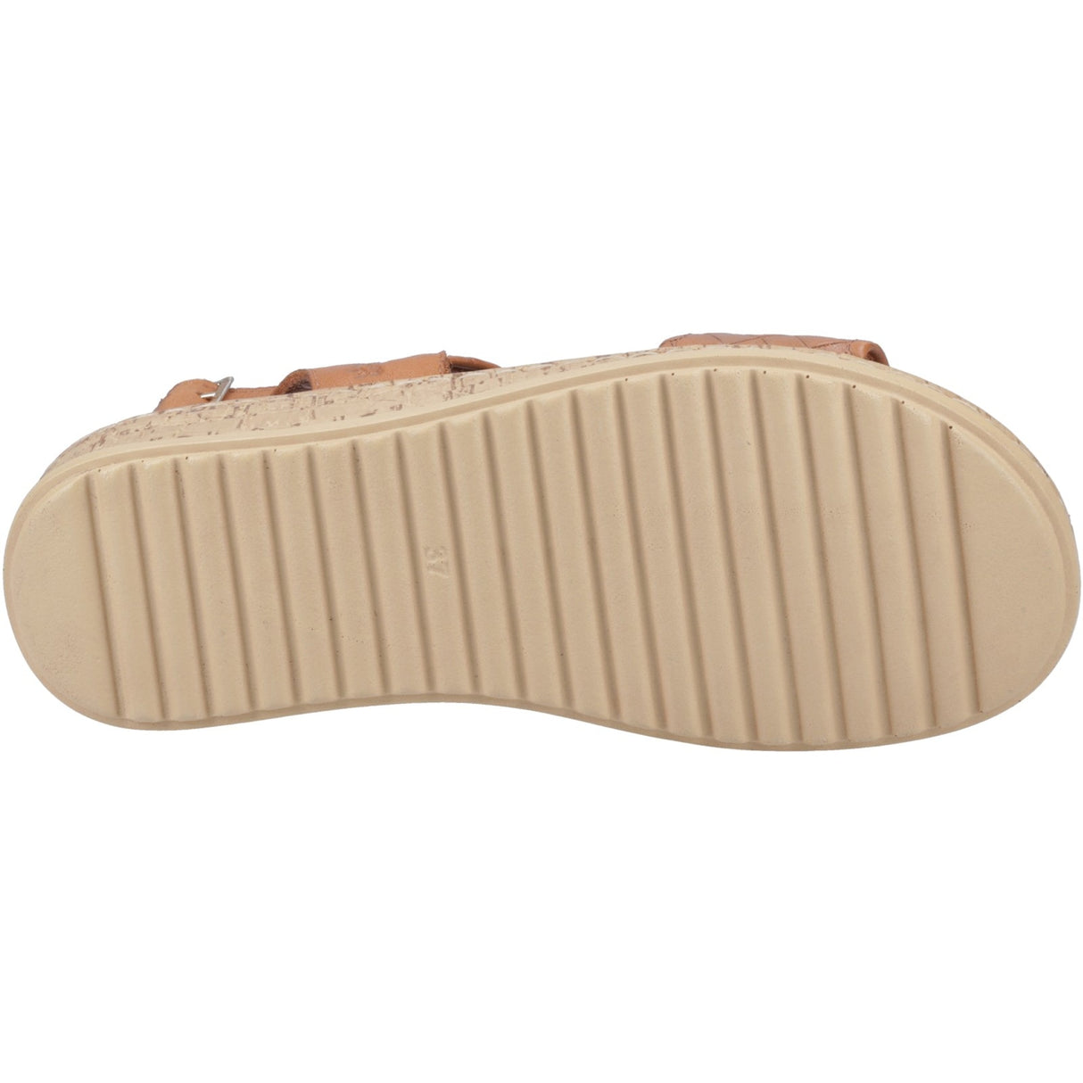 Hush Puppies Womens Ebony Woven Sandal Tan