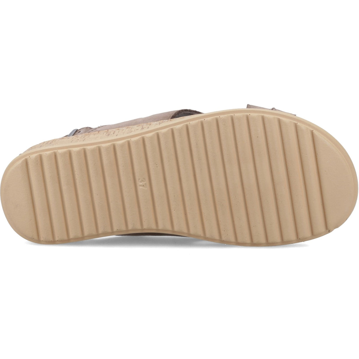Hush Puppies Womens Elena Cross Over Wedge Sandal Fossil