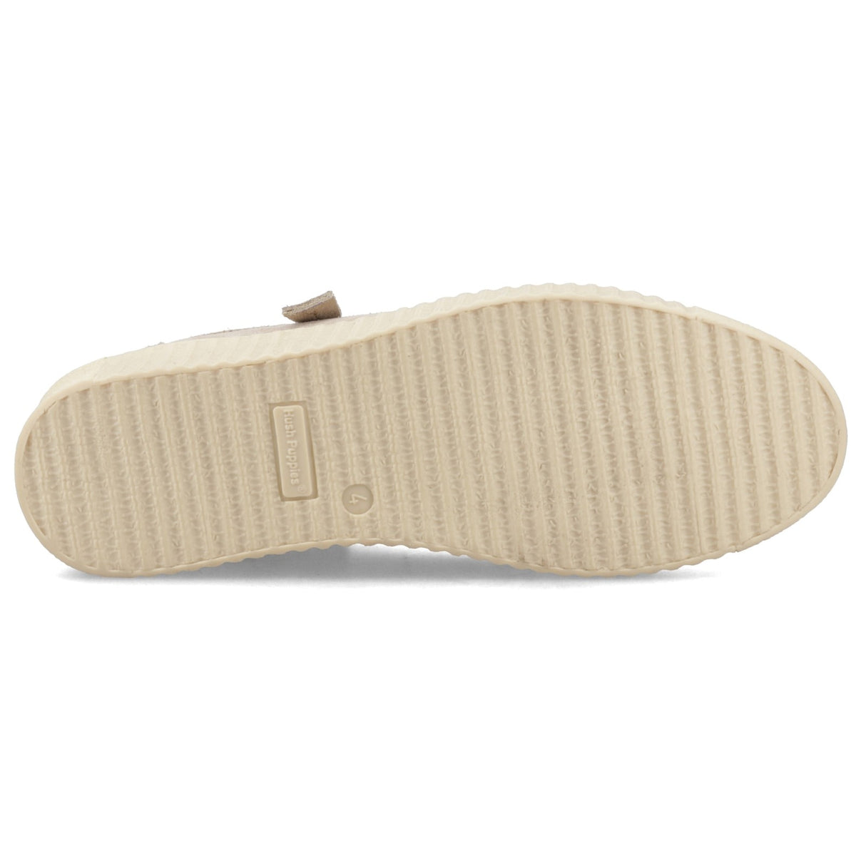 Hush Puppies Womens Tara Suede Trainer Taupe