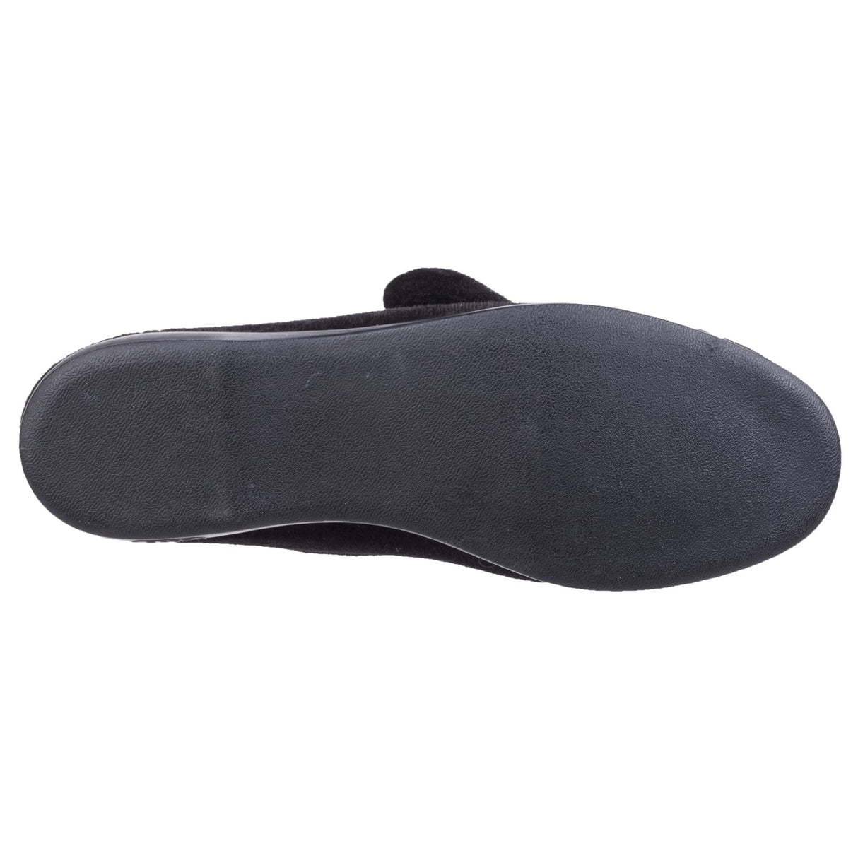 GBS Womens Audrey Touch Fastening Slipper Black