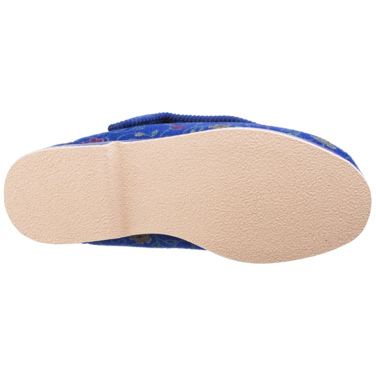 GBS Womens Rhona Ladies Extra Wide Fit Slipper Blue