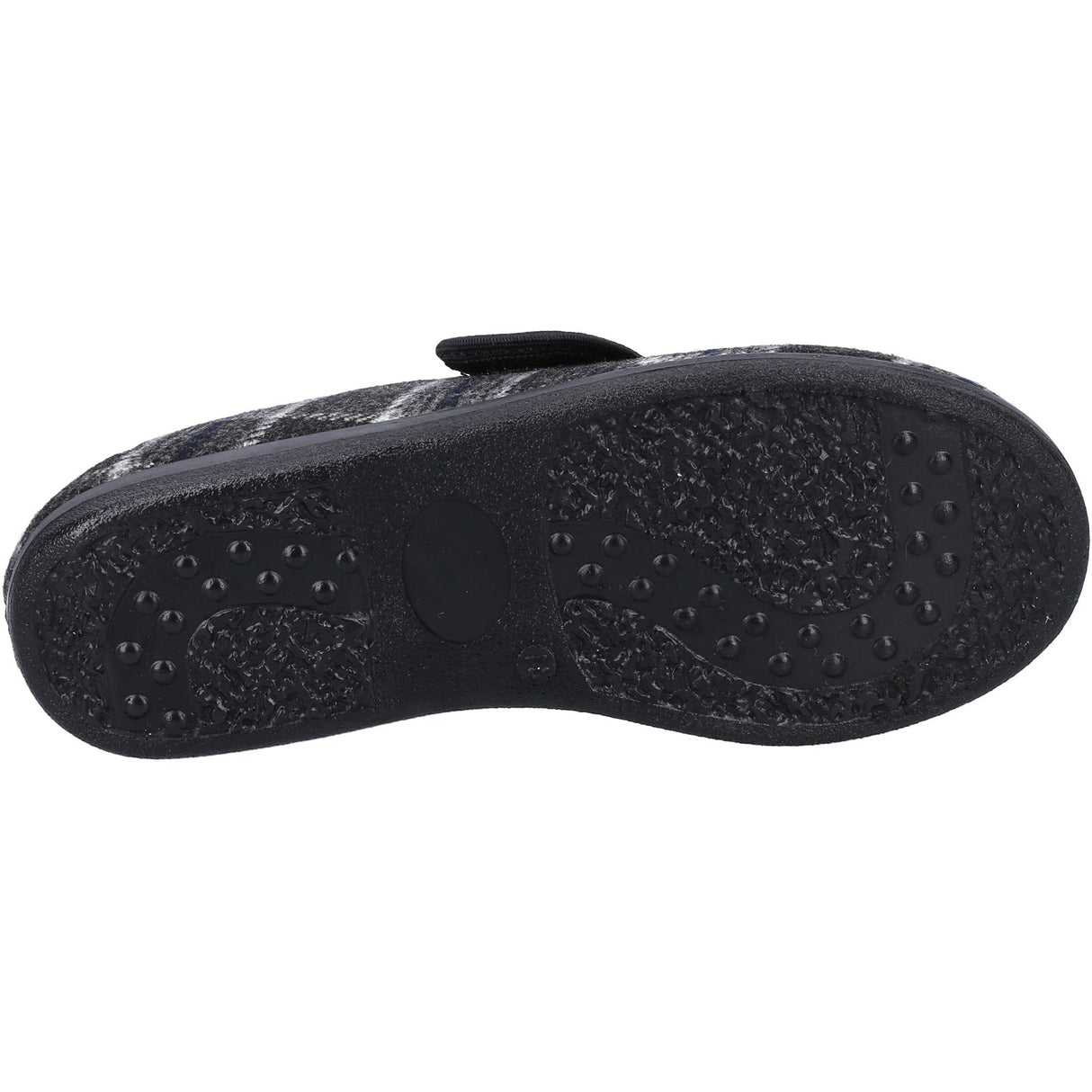 GBS Med Mens Gerald Mens Classic Slippers Black/White