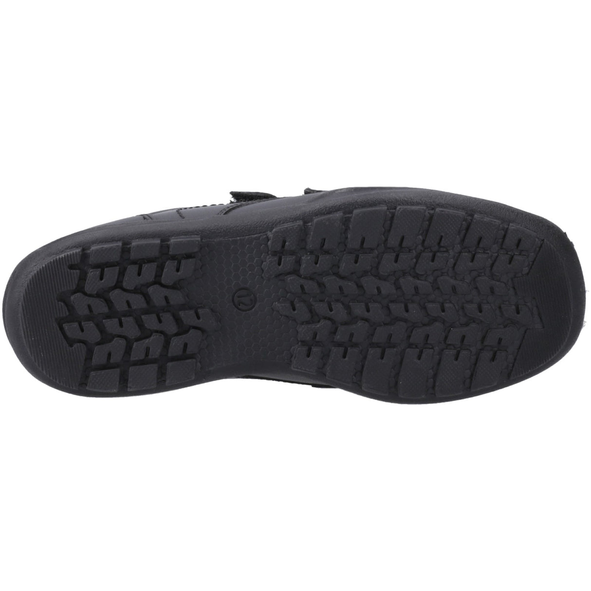 Hush Puppies Mens Maddox Touch Fastening Shoe Black
