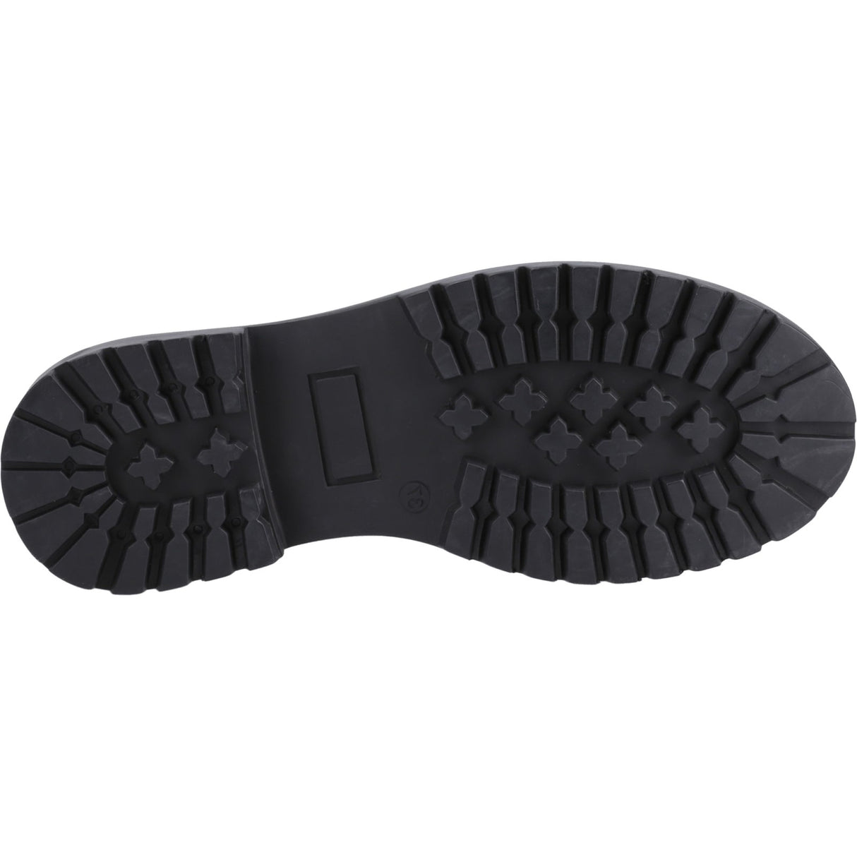 Hush Puppies Womens Athena Patent Snr Black