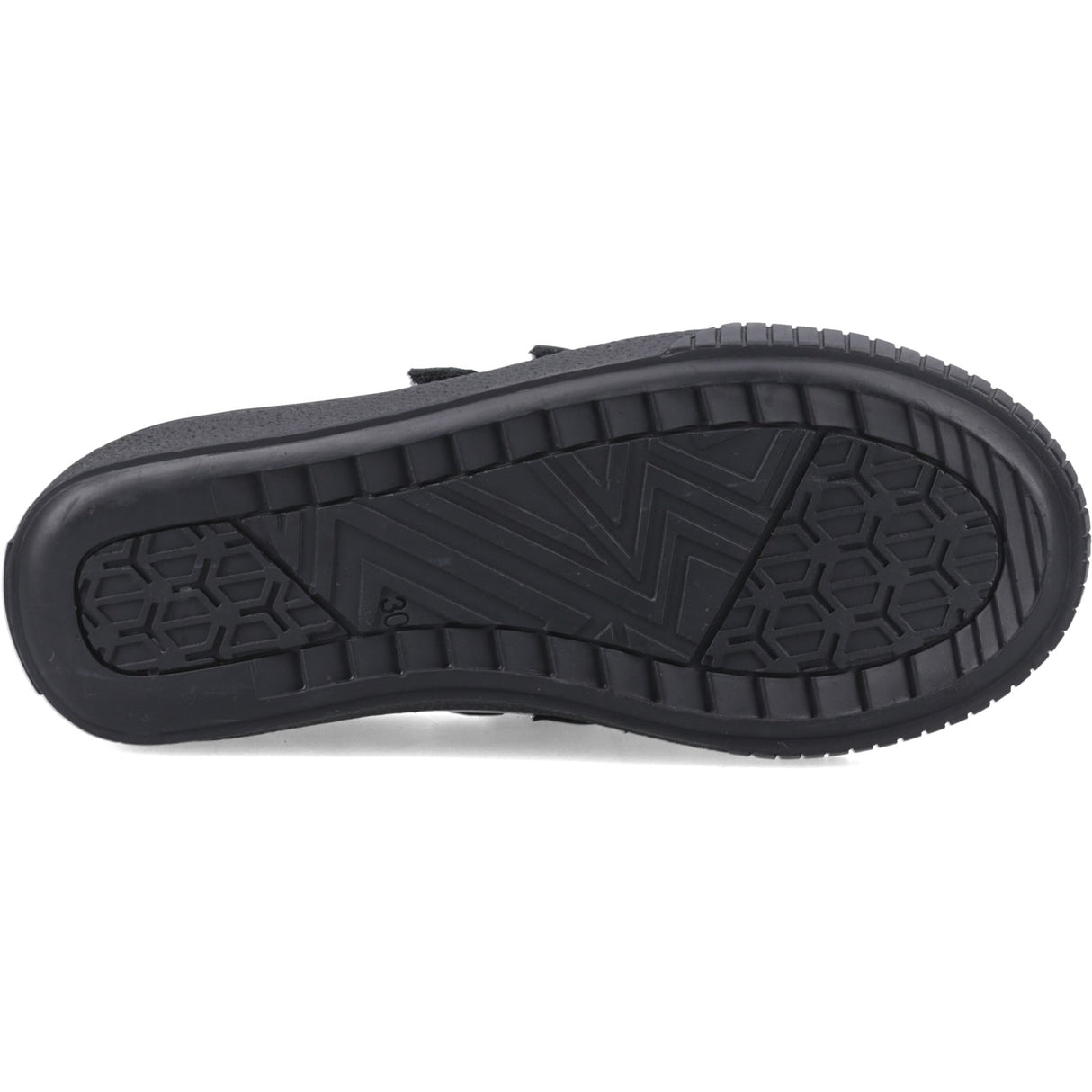 Hush Puppies Junior Girls ELSIE TOUCH FASTENING JN Black Patent