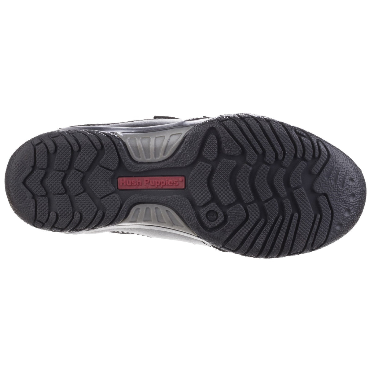 Hush Puppies Mens Jezza Senior School Shoe Black