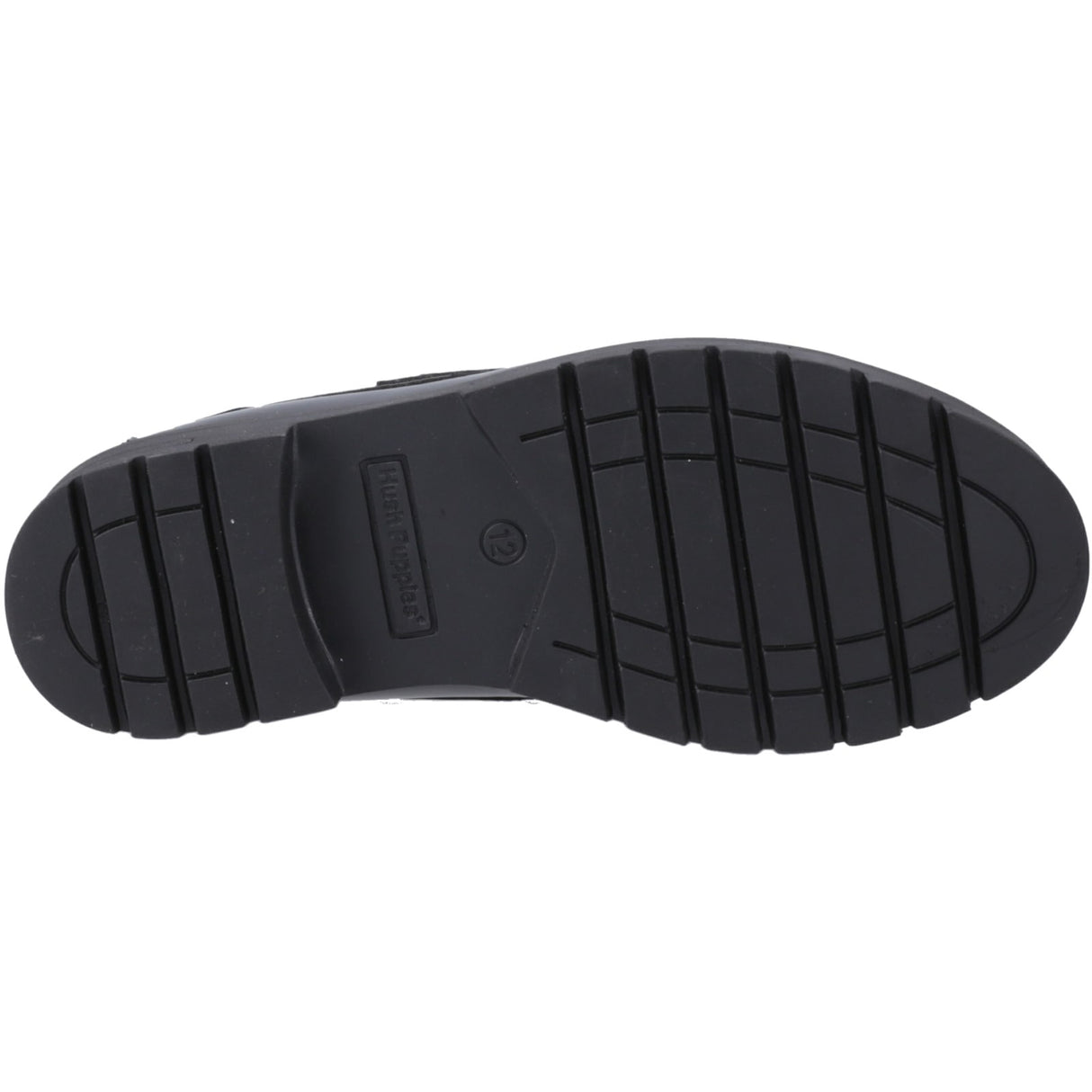 Hush Puppies Girls Lucy Patent Snr Black