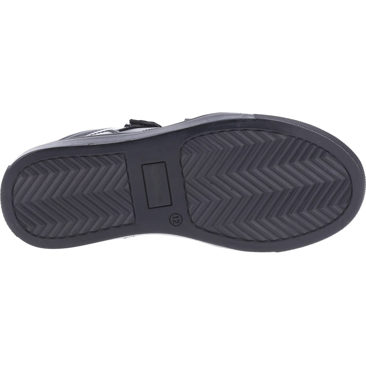 Hush Puppies Junior Boys Seth Junior School Shoe Black