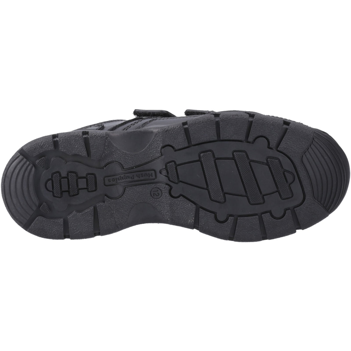 Hush Puppies Mens Tristen Touch Fastening Snr Black