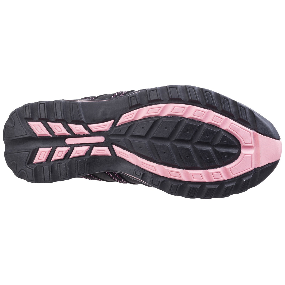 Amblers Safety Womens FS47 Safety Trainer Black/Pink
