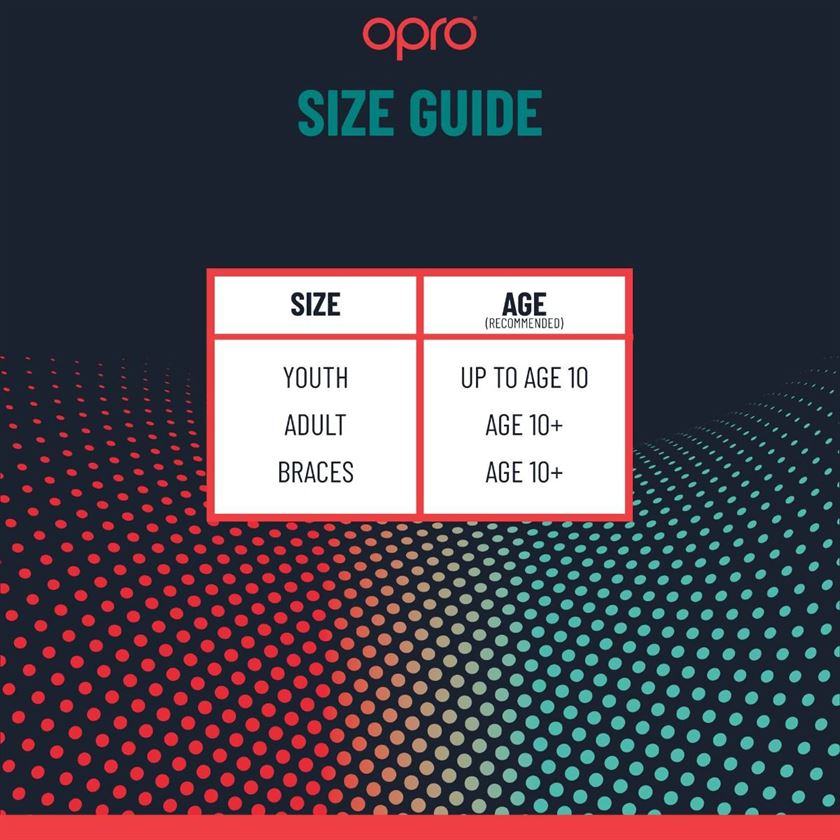 Opro Instant Custm Fit M/guard Senr Blk