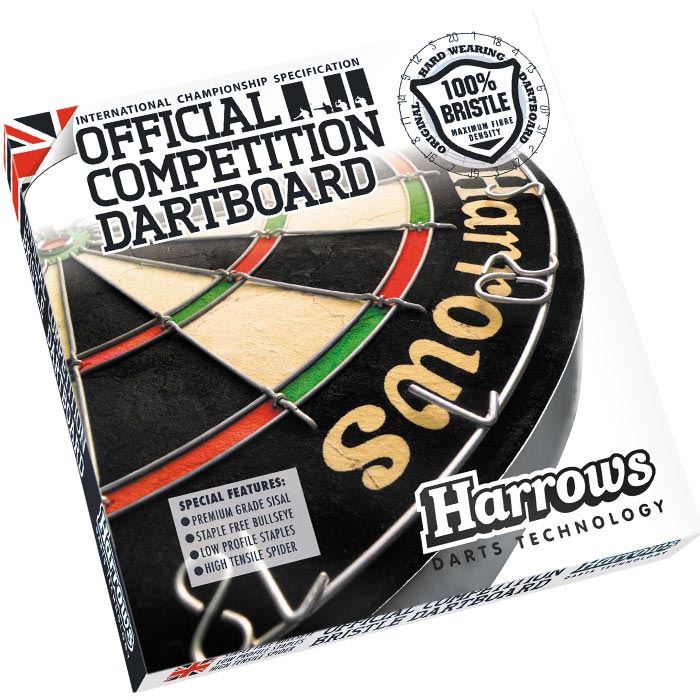 Harrows Official Competition Bristle Dartboard