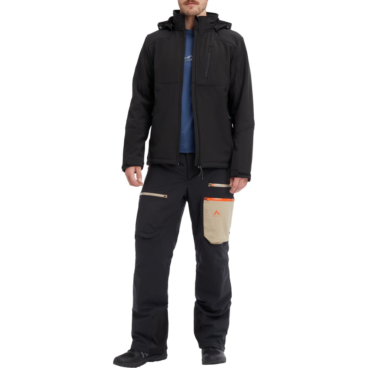 McKinley Tura III Mens Full-Zip Softshell Hooded Jacket