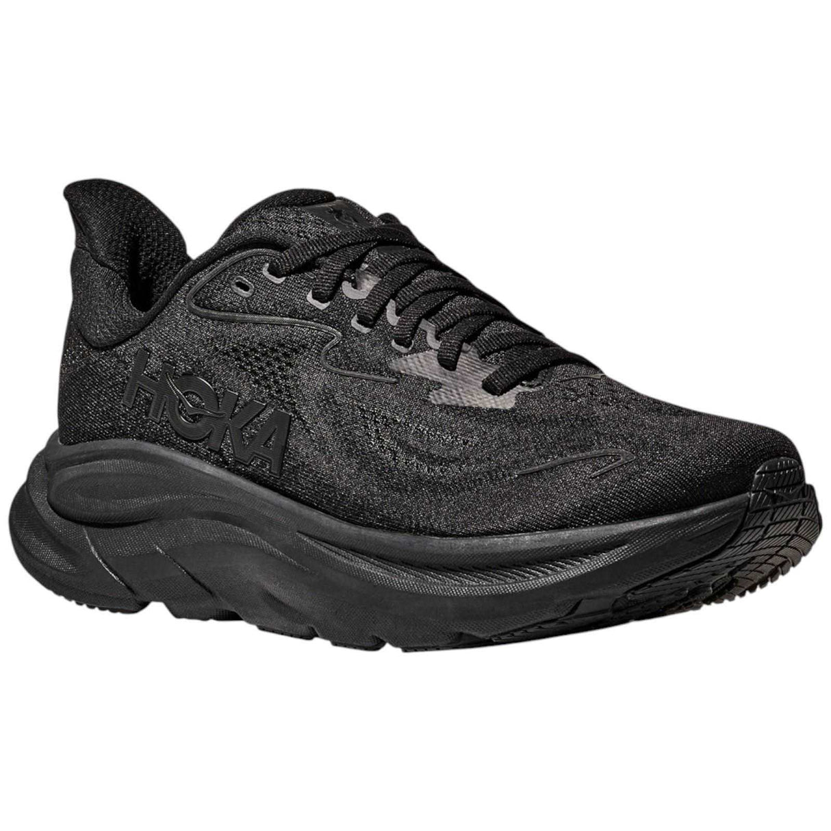 Hoka Womens Clifton 10 Black/Black