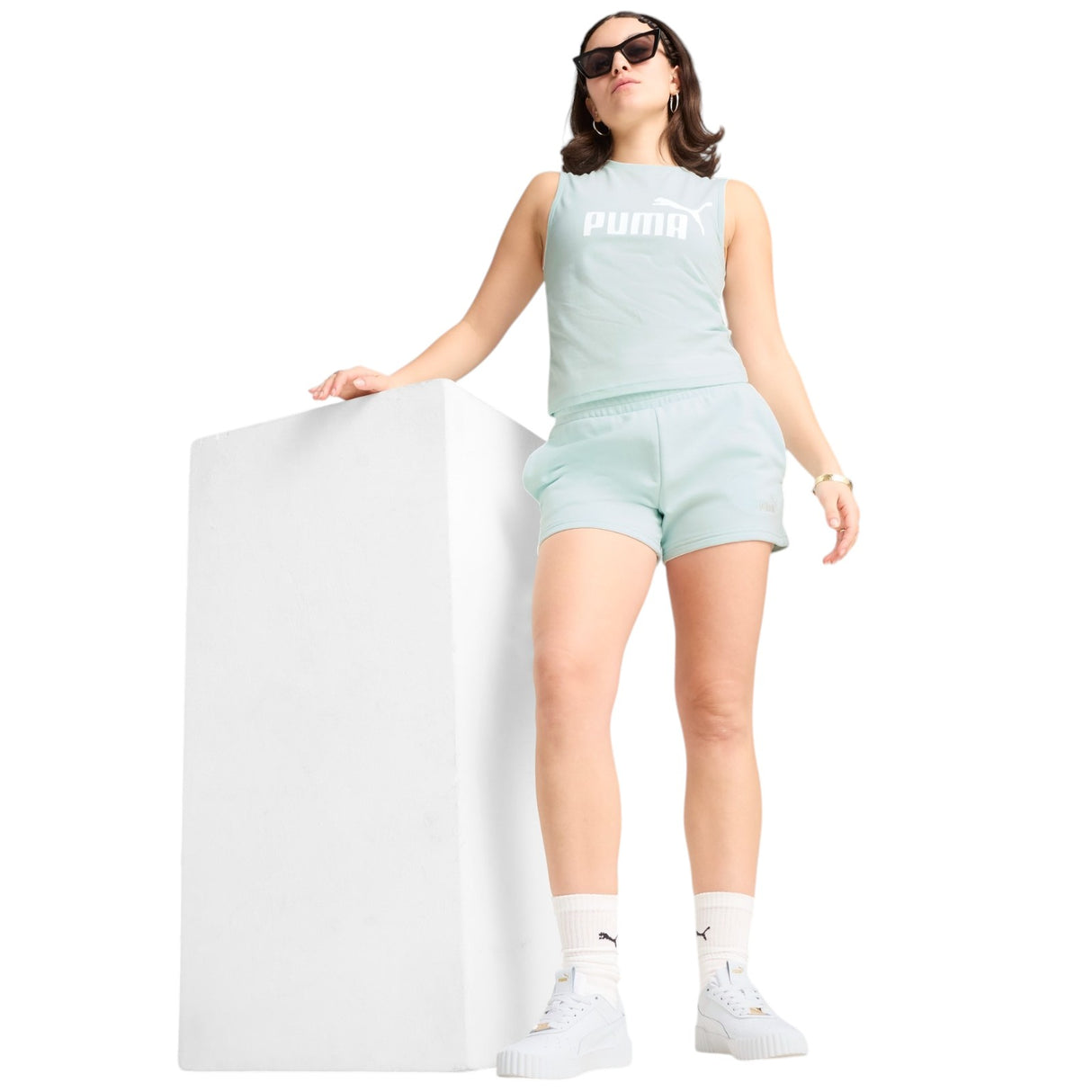 Puma Essentials Small No. 1 Logo 4'' Womens Short