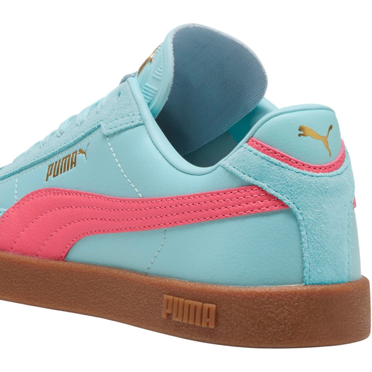 Puma Club II Era Womens Regular-Fit Lace Sneakers Back Side Close-Up