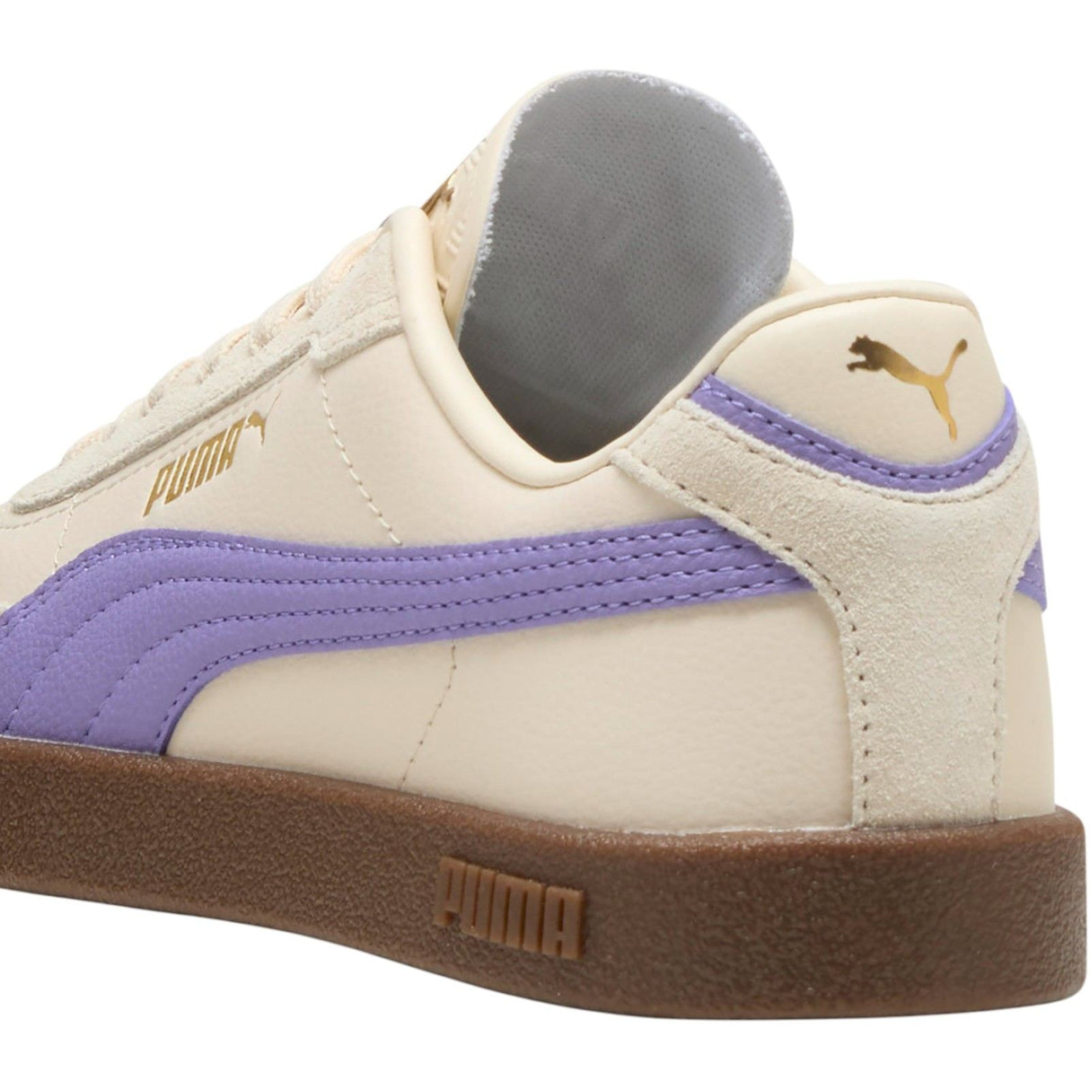Puma Club II Era Kids Lace Sneakers Back Side Close-Up View