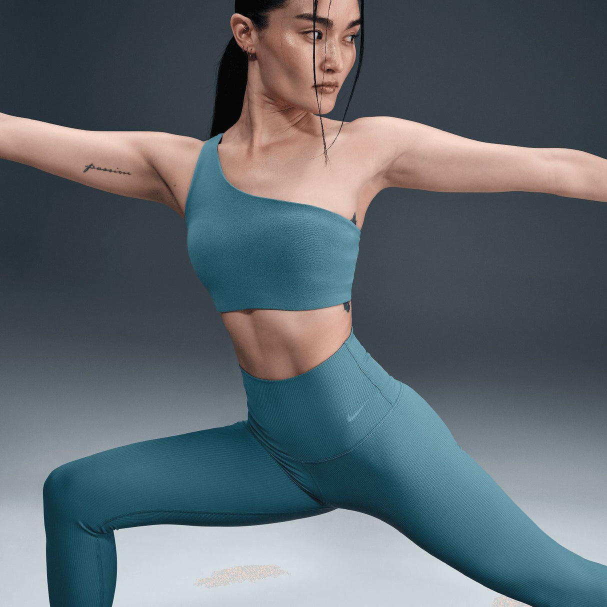 Nike DF Zenvy HR Womens Tight Blue