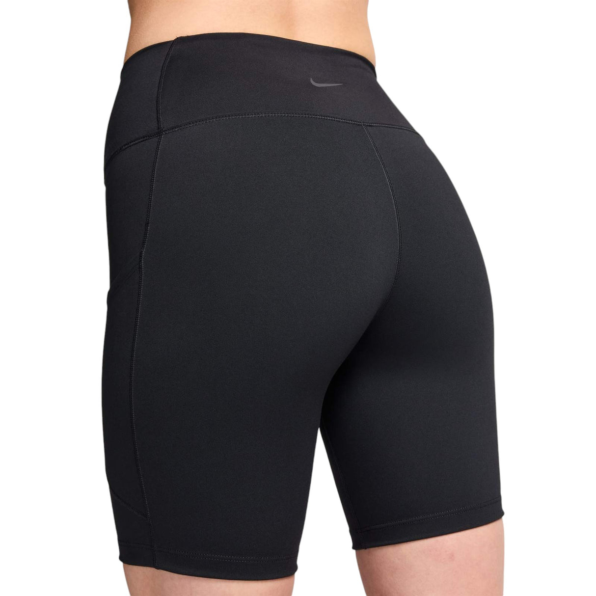 Nike One Womens High-Waisted 8" Biker Shorts With Pockets