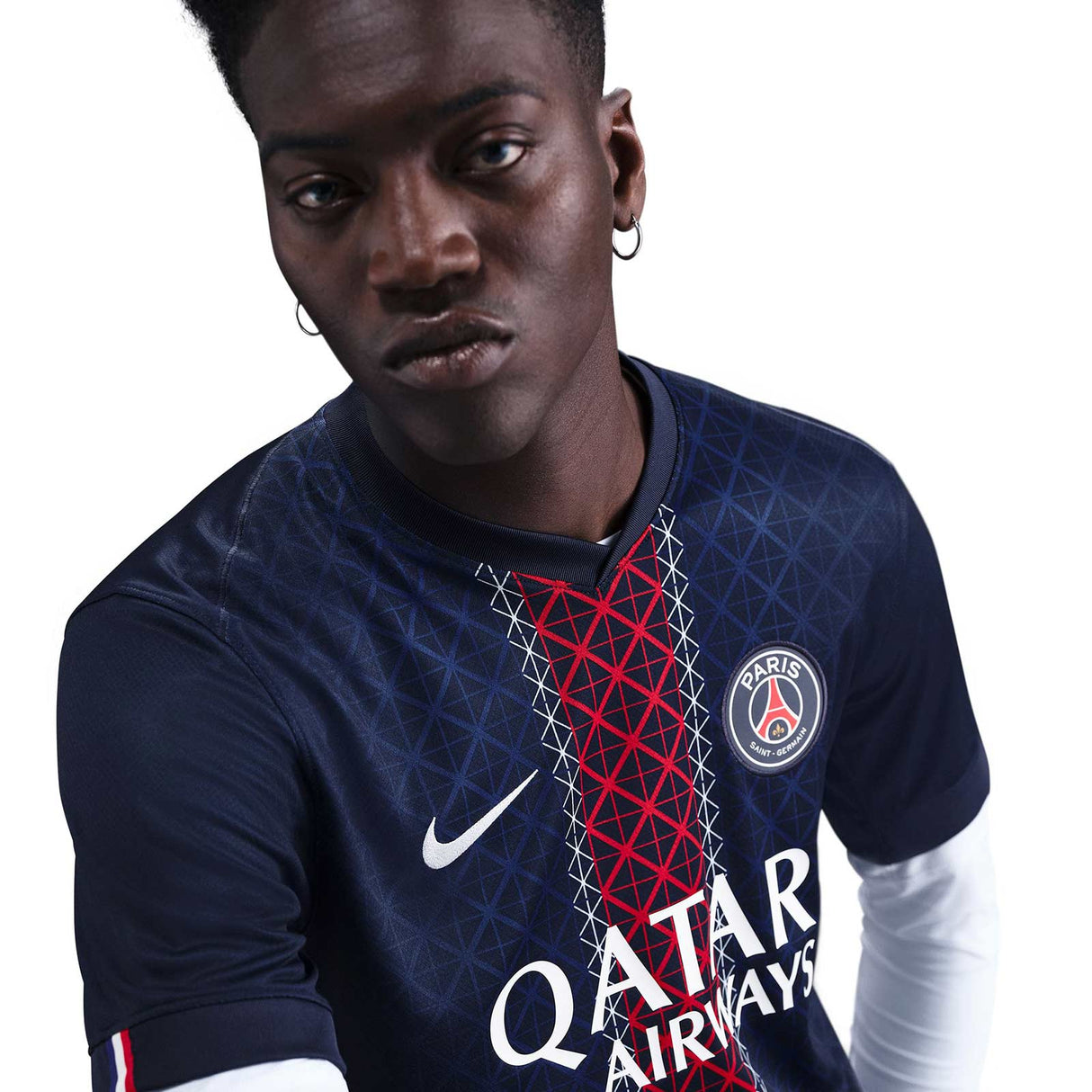 Nike Paris Saint-Germain 2025/26 Stadium Home Mens Dri-FIT Soccer Replica Jersey
