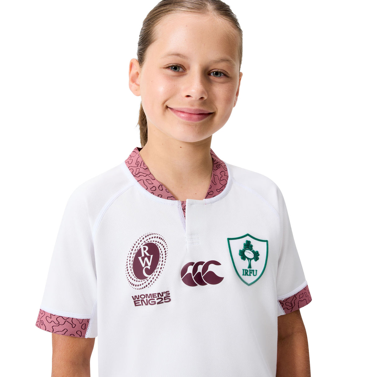 Canterbury IRFU Ireland Rugby WRWC 2025/26 Kids Alternate Pro Jersey
