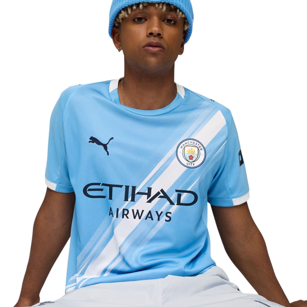 Puma Manchester City Football 2025/26 Adults Home Jersey