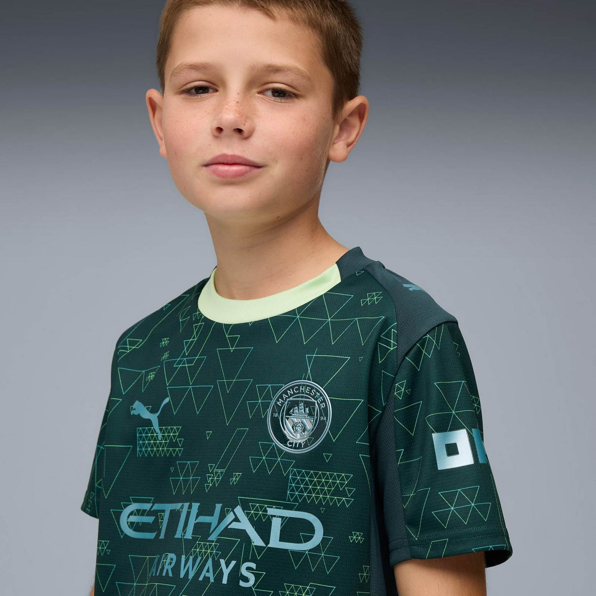 Puma Manchester City Football 2025/26 Kids 4th Replica Jersey