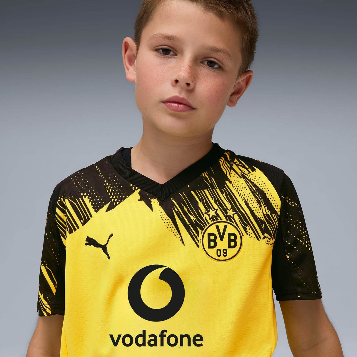 Puma BVB Football 2025/26 Kids Home Replica Jersey