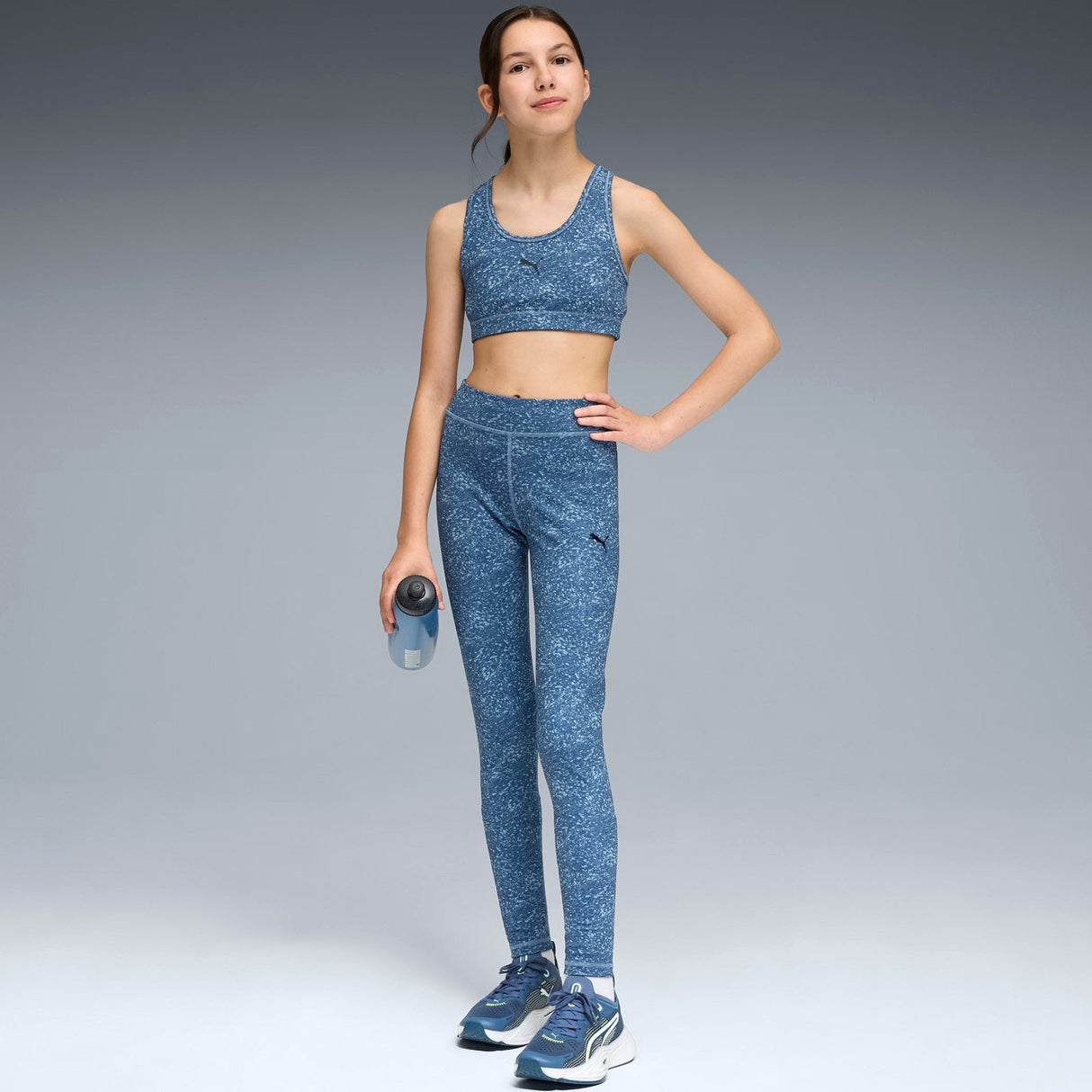 PUMA Train All Day Essentials Girls Print Sports Bra