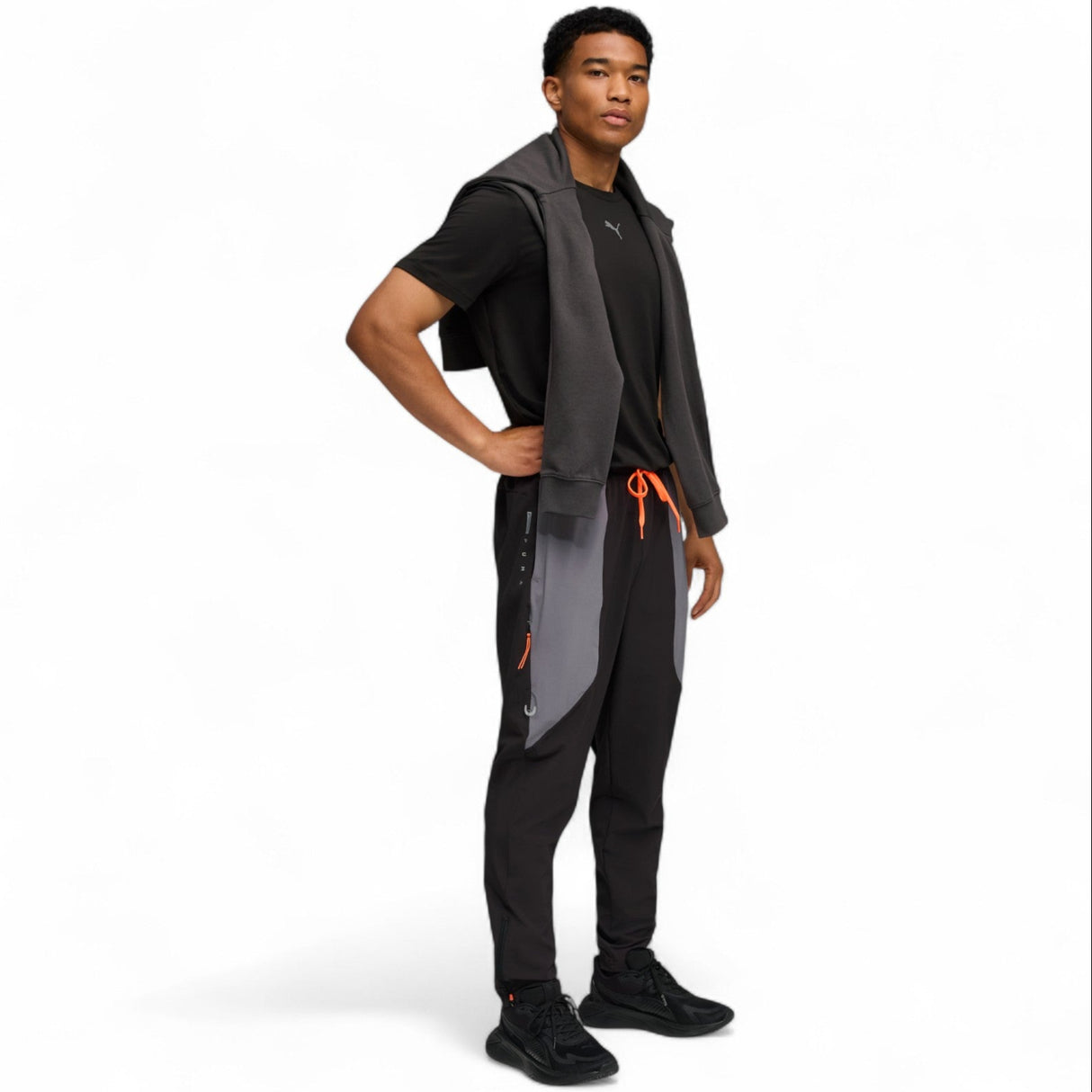 Puma Flex Stretch Mens Medium-Rise Woven Training Pants