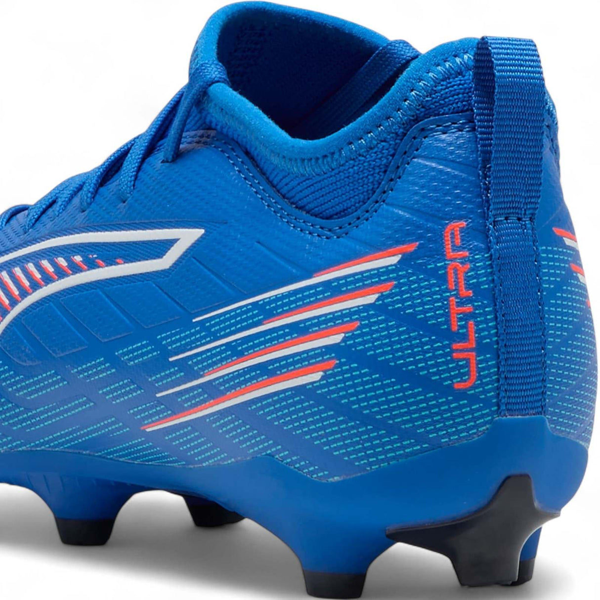 Puma Ultra 6 Match Kids Firm Ground Football Boots Close-Up Back View