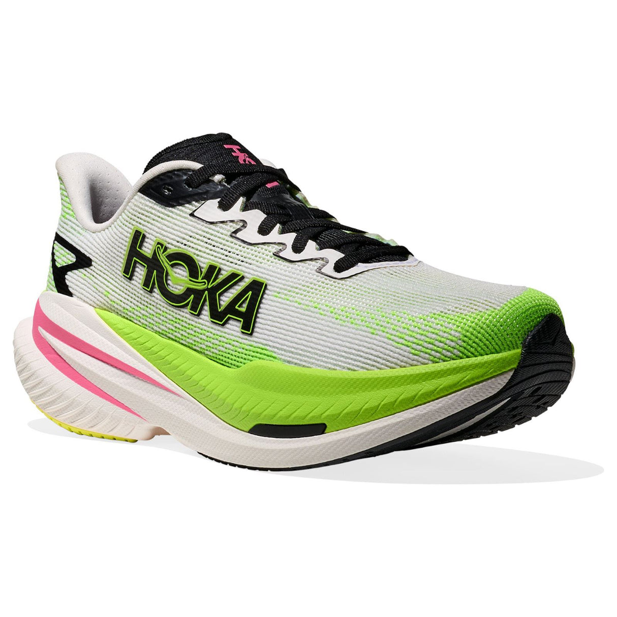 HOKA Womens MACH X 3 White/Green